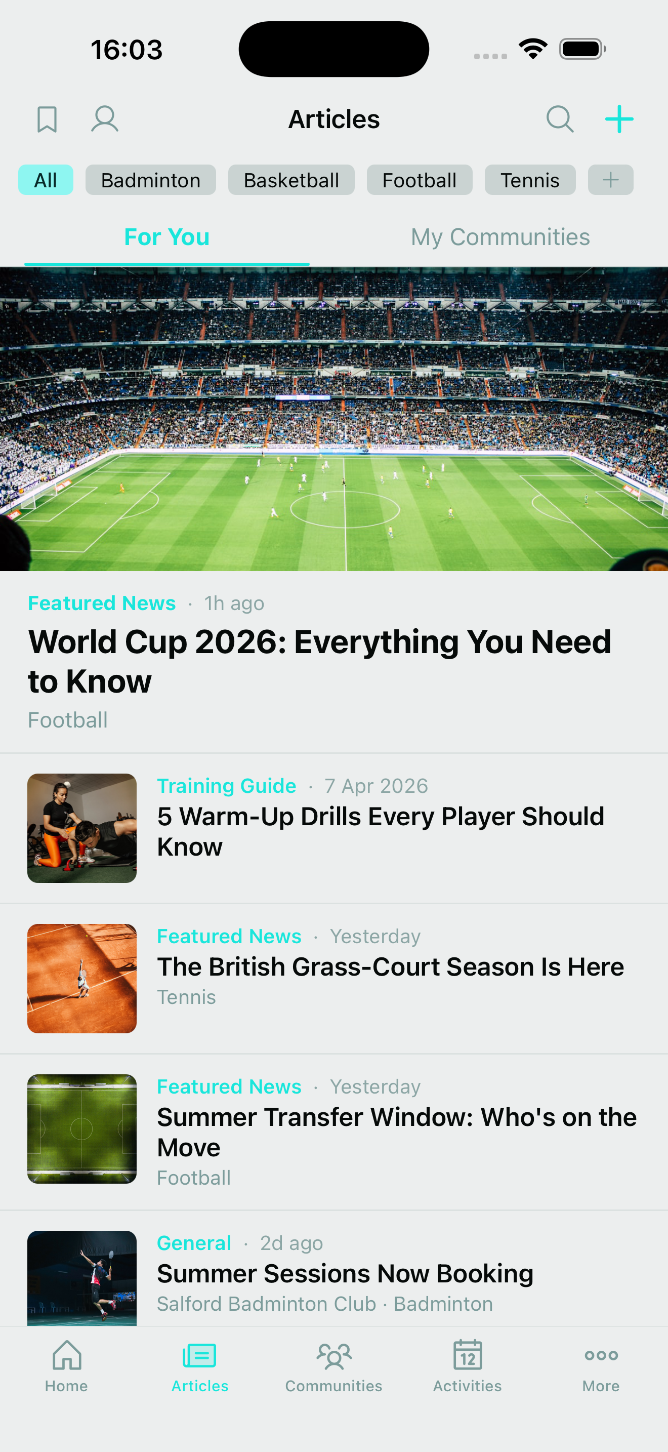 Articles and stories for you